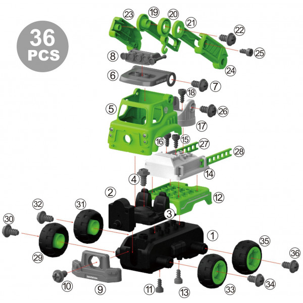 Будівельний кран Diy Spatial Creativity LM8044-DZ-1 (6477787)