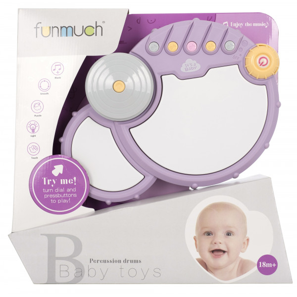 Музична іграшка Funmuch Барабан зі світл.ефектами (6476793)