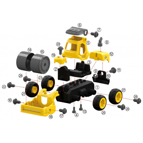 Каток з електродвигуном Diy Spatial Creativity LM8012-DZ-1 (6548130)