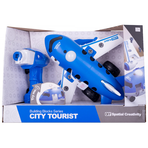 Літак з електродвигуном Diy Spatial Creativity LM8074-DZ-1 (6548128)
