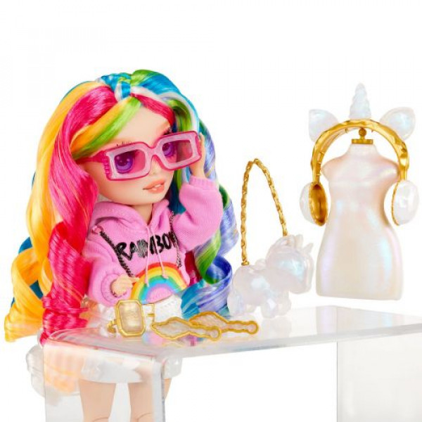 Ігровий набір з лялькою Rainbow High серії Creative Crystals - Амая