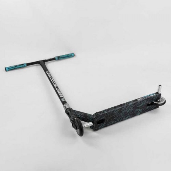 Самокат трюковий "Best Scooter. CRASH" (HIC-система, ПЕГІ, алюмінієвий диск і дека, колеса 110 мм PU, ширина керма - 57 см, в коробці)