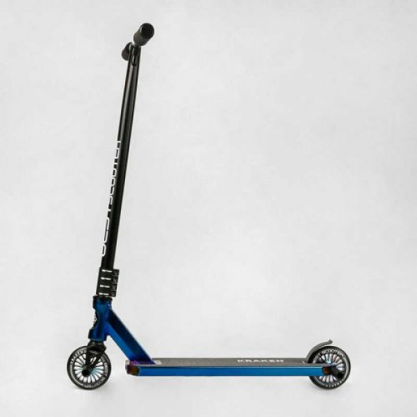 Самокат трюковий "Best Scooter. Kraken" (HIC-система, ПЕГИ, алюмінієвий диск та дека, АНОДОВАНИЙ, колеса PU 110мм, ширина керма 58 см)