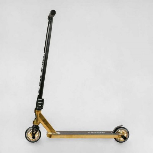 Самокат трюковий "Best Scooter. Kraken" (HIC-система, ПЕГИ, алюмінієвий диск та дека, АНОДОВАНИЙ, колеса PU 110 мм, ширина керма 58 см)