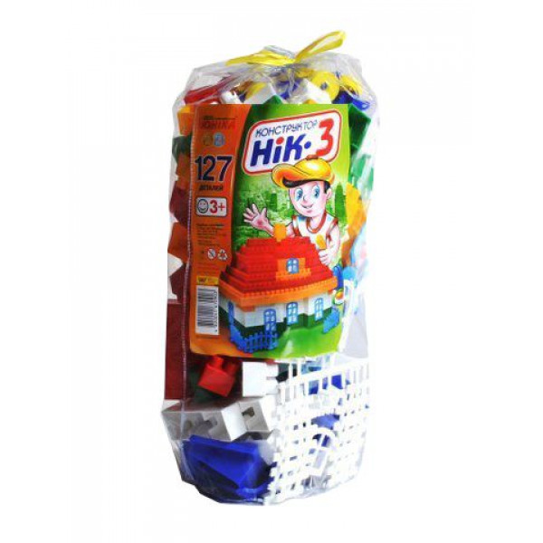Конструктор дитячий "НІК-3", 127 дет