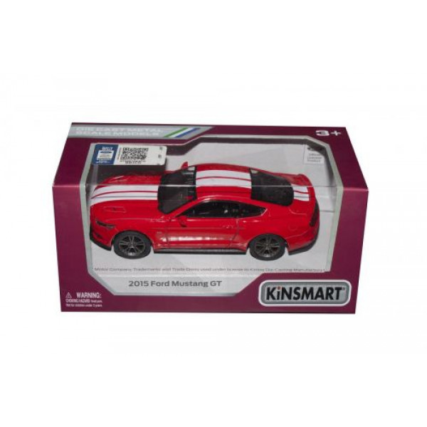 Машинка KINSMART "Ford Mustang GT" (червона)