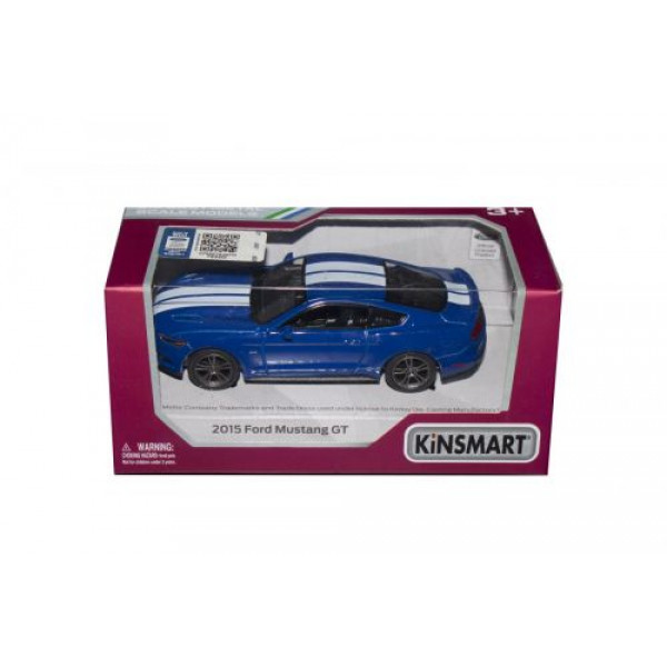 Машинка KINSMART "Ford Mustang GT" (синя)