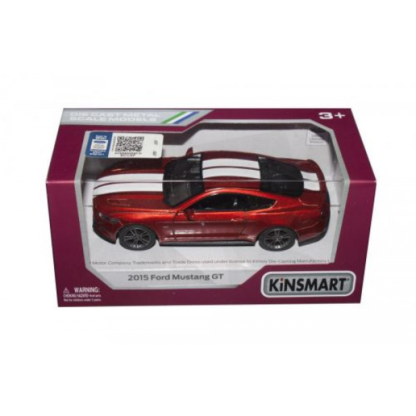 Машинка KINSMART "Ford Mustang GT" (помаранчева)