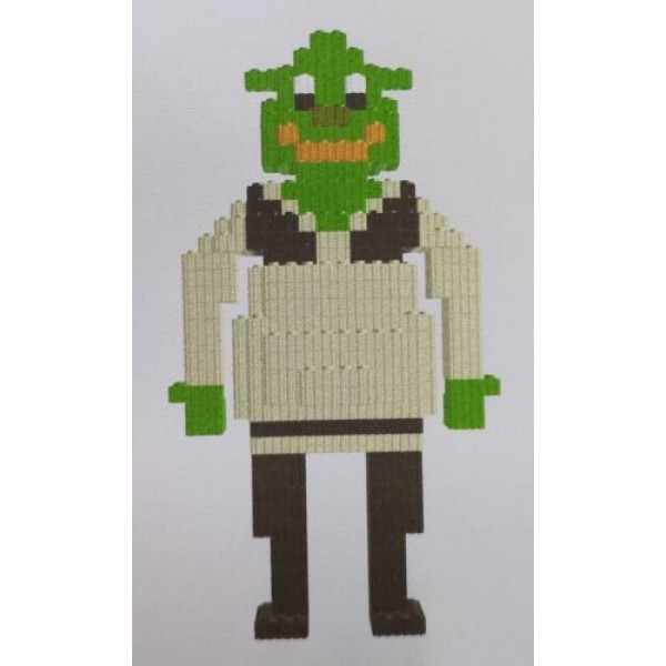 Конструктор "Pixel Heroes: Шрек", 491 дет.