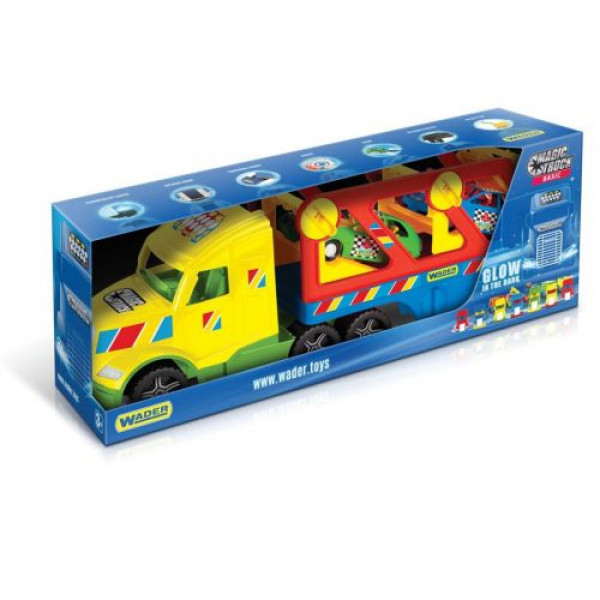 Пластикова машинка "Magic Truck з авто купе" 78 см