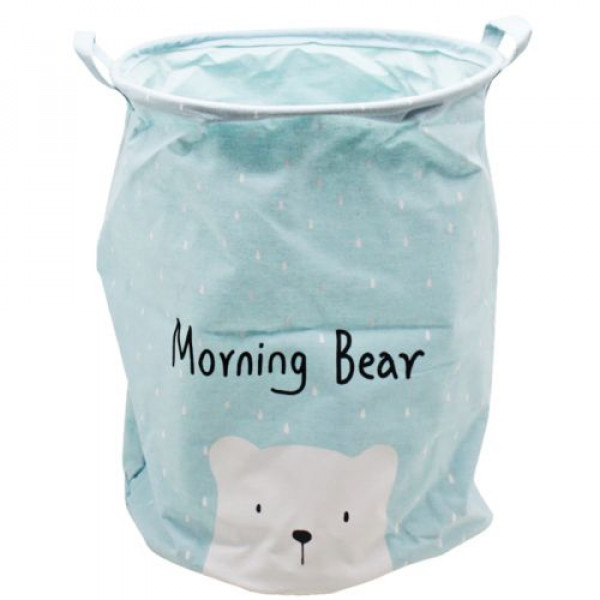 Кошик для іграшок і білизни "Hello my bear" (блакитний)