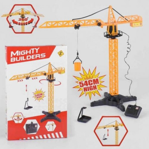Підйомний кран "Mighty Builders", на радіокеруванні