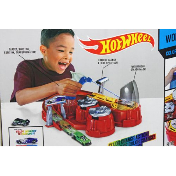 Автомийка "Hot Wheels" + машинка, яка змінює колір