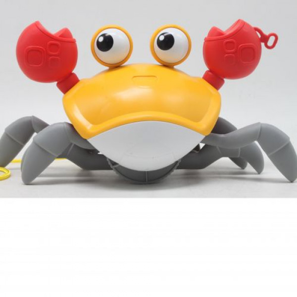 Заводна іграшка "Cute crab" (жовтий)