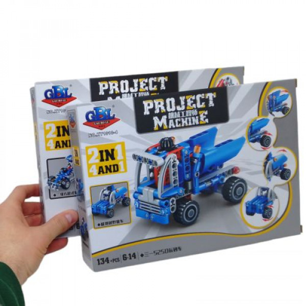 Конструктор "Project Machine 2 в 1", 134 деталей