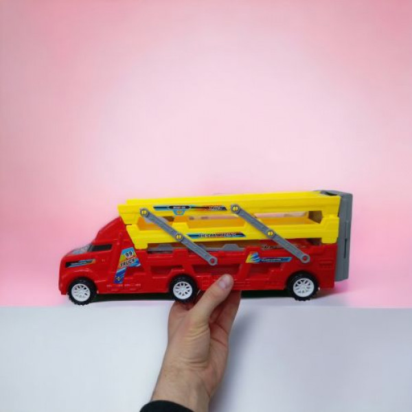 Трейлер-автовоз з машинками "Super Trucks"