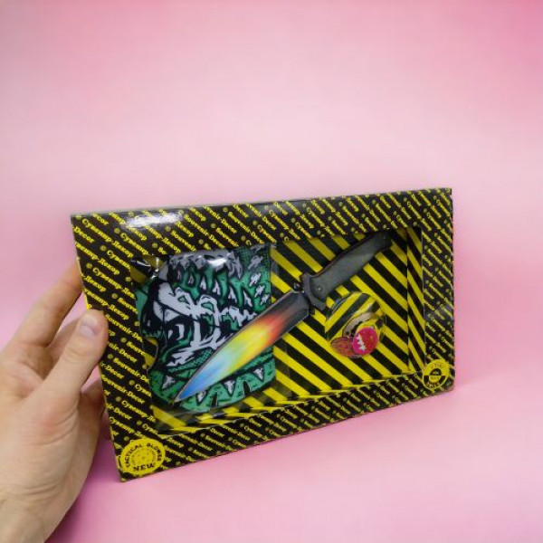 Ігровий набір BOX "Sting Shade", ніж, рукавички, брелоки