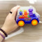 Музична машинка на батарейках "Dino Car", синя
