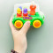 Музична машинка на батарейках "Dino Car", зелена