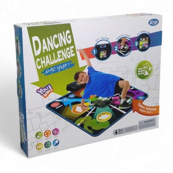 Музичний танцювальний килимок "Dancing Challenge", 90 х 90 см
