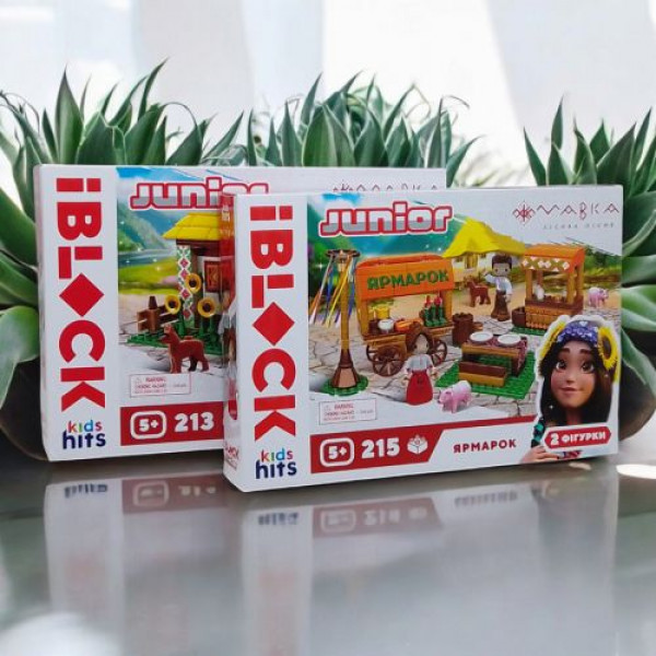 Конструктор IBlock Junior "Мавка: Ярмарок", 215 деталей