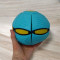 Мʼяч-трансформер зі світлом "Flat Ball Disc: Мʼячик-фризбі", бірюзовий
