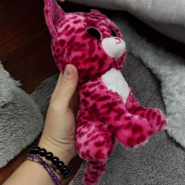 М'яка іграшка "Глазастик. Котик" (18 см), кремовий