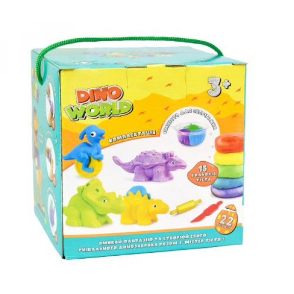 Набір для творчості "Містер тісто. Dino World", українською мовою