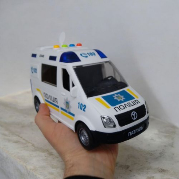 Машинка інерційна "Поліція" серія "Авто Експерт", світло, звук (укр)