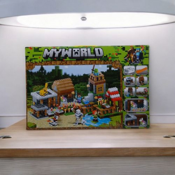 Конструктор Minecraft  778 дет, з підсвічуванням, короб. 55*37*7см