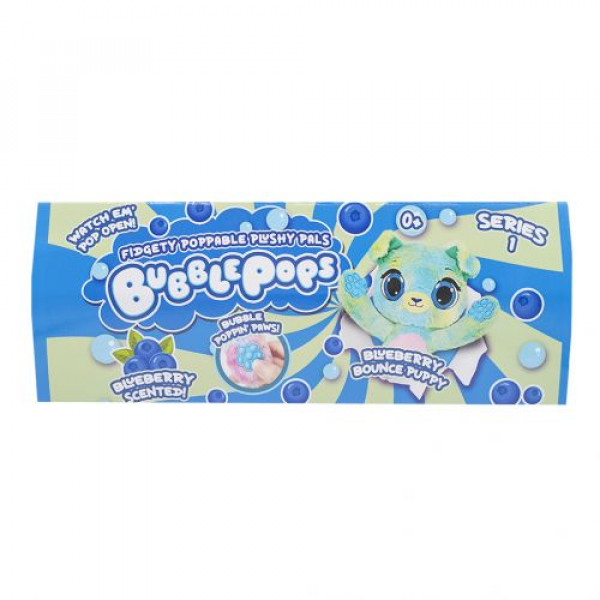 М’яка іграшка з ароматом "Чорничне цуценя", 34 см Bubble Pops