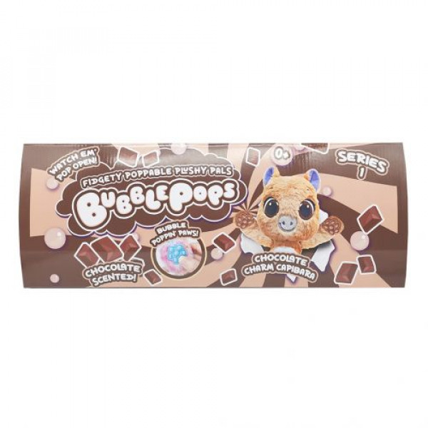 М’яка іграшка з ароматом "Шоколадна капібара" (34 см) Bubble Pops