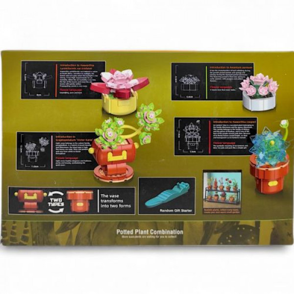 Конструктор "Flowers. Сукуленти" (436 дет)