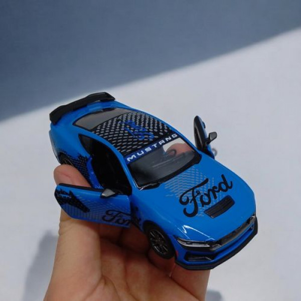 Машинка Kinsmart "Ford Mustang Dark Horse", блакитна