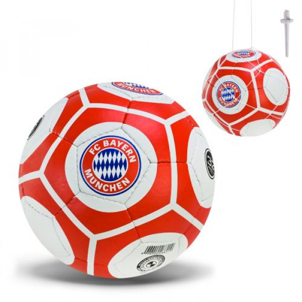Мʼяч футбольний FC Bayern Munich Баварія №5, PU 420 грам, 32 панелі,Пакістан, сітка+голка в комплекті