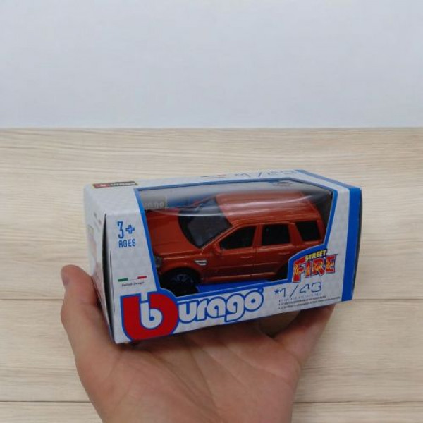 Машинка металева "Street Fire" LAND ROVER (ПОМАРАНЧЕВИЙ)