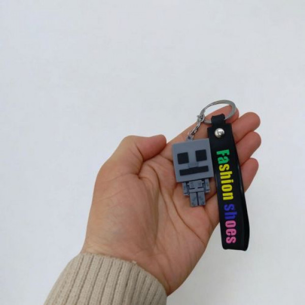 Брелоки гумові Minecraft, 12 штук