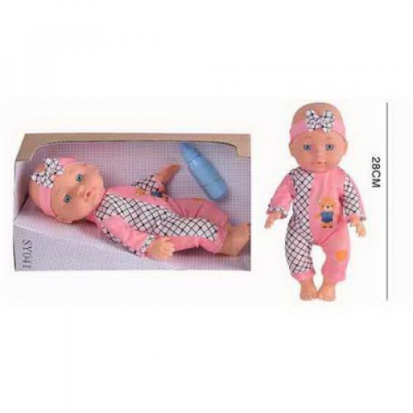 Пупс "Cute Baby" 30 см (Рожевий), сміється, плаче