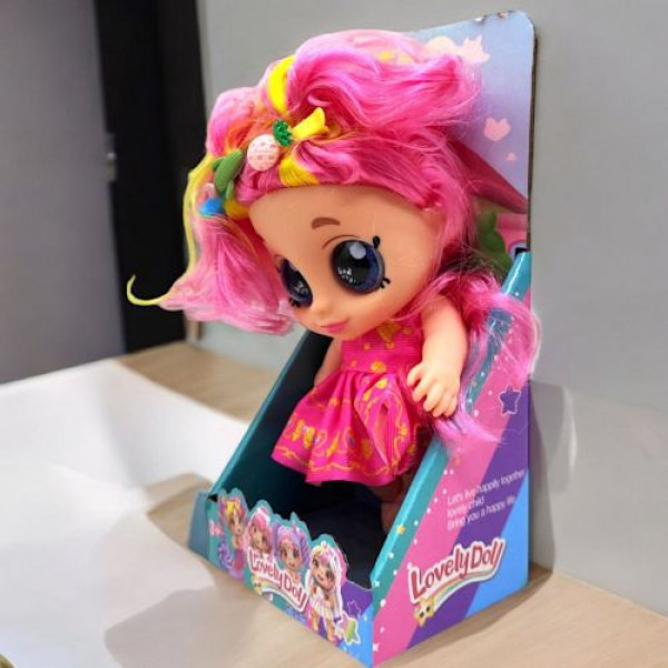 Лялька "Lovely Doll", висота - 20 см, рожевий