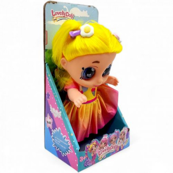 Лялька "Lovely Doll", висота - 20 см, жовтий