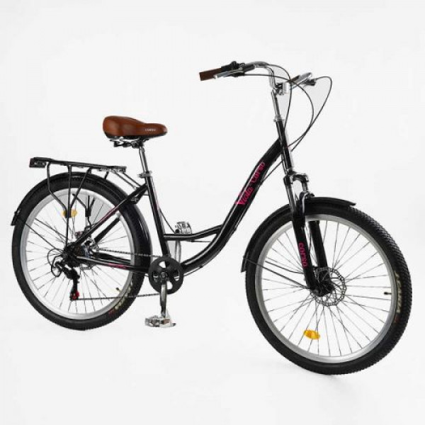 Велоcипед міський Corso «Viola» 26 дюймів VL-26633