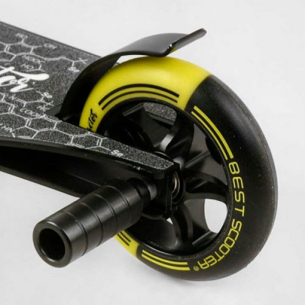 Самокат трюковий "Best Scooter.Reactor" (HIC-система, ПЕГИ, алюмінієвий диск та дека, колеса PU, d=110 мм, ширина керма 55 см)