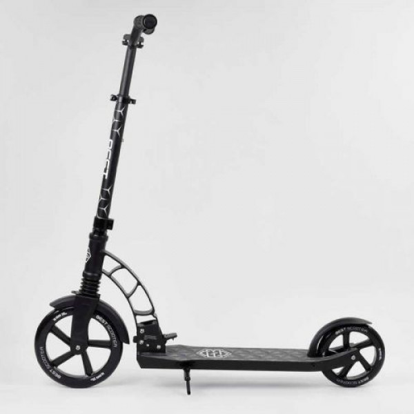 Самокат двоколісний "Best Scooter" (колеса PU, d переднього колеса - 23 см, d заднього колеса - 18 см, 1 амортизатор)