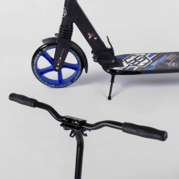 Самокат алюмінієвий Best Scooter, d коліс - 20см, колеса PU, 2 амортизатора, в коробці