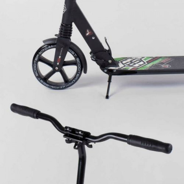Самокат алюмінієвий 33006 Best Scooter, d коліс - 20см, колеса PU, 2 амортизатора, в коробці