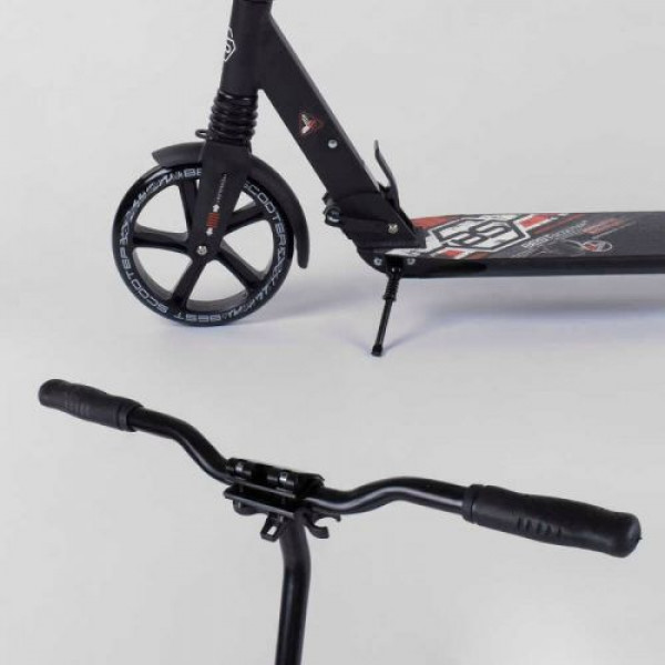 Самокат алюмінієвий 54394 Best Scooter, d коліс - 20см, колеса PU, 2 амортизатора, в коробці