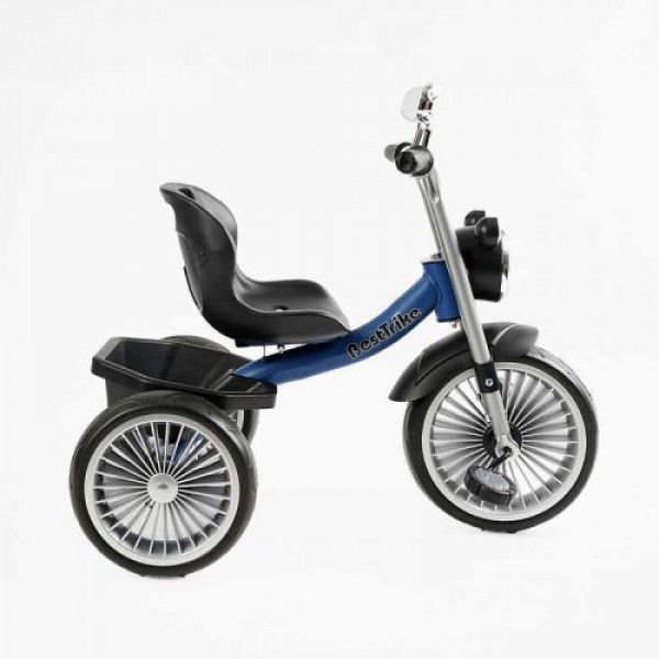 Велосипед 3-х колісний BS-68096 Best Trike колеса EVA переднє 10’’, заднє 8’’, сталева рама, УКР. ОЗВУЧУВАННЯ, кошик, в коробці
