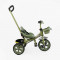 Велосипед 3-х колісний BS-70240 Best Trike колеса EVA переднє 10’’, заднє 8’’, сталева рама, УКР. ОЗВУЧУВАННЯ, батьківська ручка, в коробці