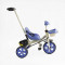 Велосипед 3-х колісний BS-70362 Best Trike колеса EVA переднє 10’’, заднє 8’’, сталева рама, УКР. ОЗВУЧУВАННЯ, батьківська ручка, в коробці