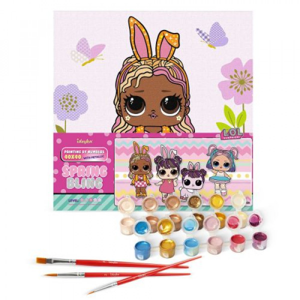 Картина за номерами - L.O.L. Surprise! Spring Bling BossBunny (30х40 см)